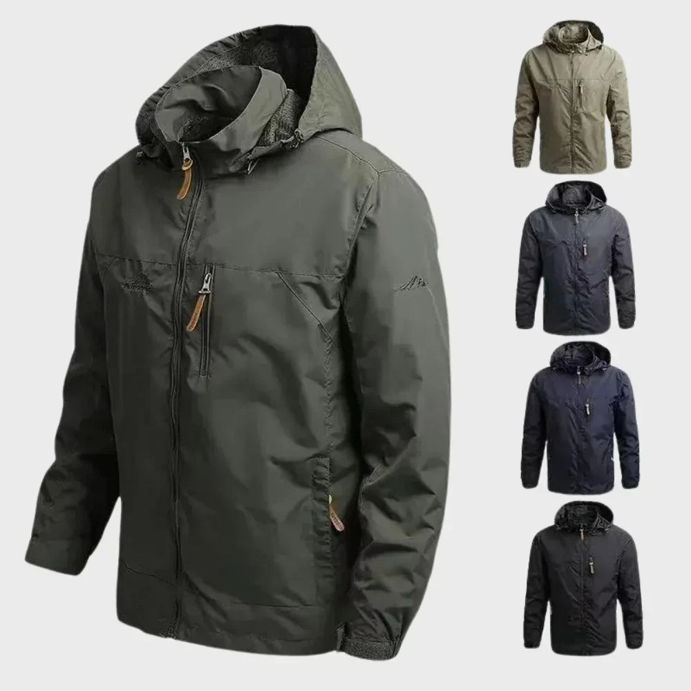 Wasserdichte outdoorjacke für herren – herren