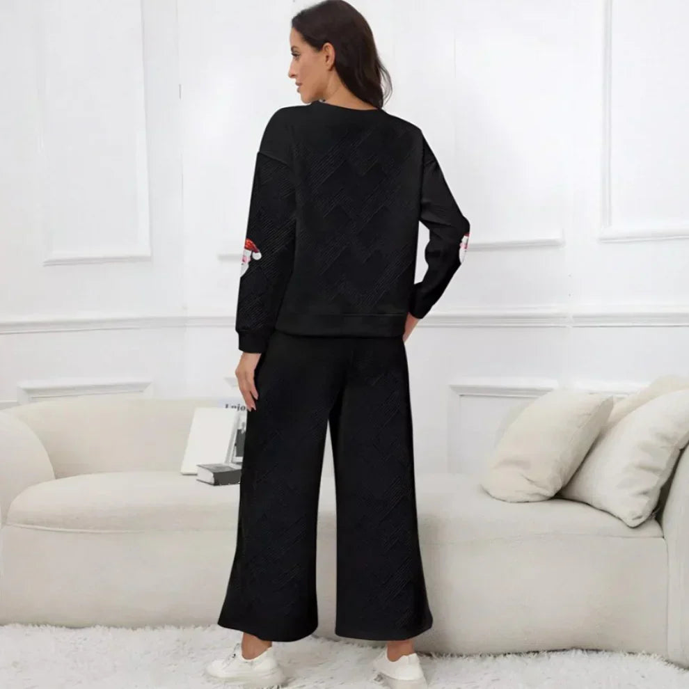 Weihnachtspyjama-set für damen