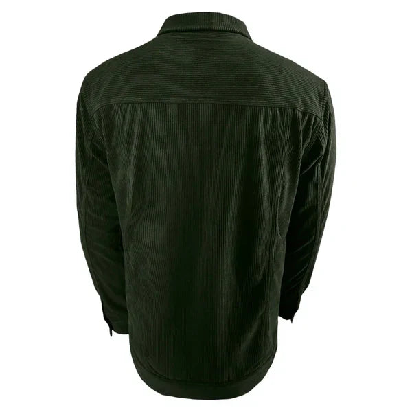 Vintage-baumwolljacke für herren mit reißverschluss – herren