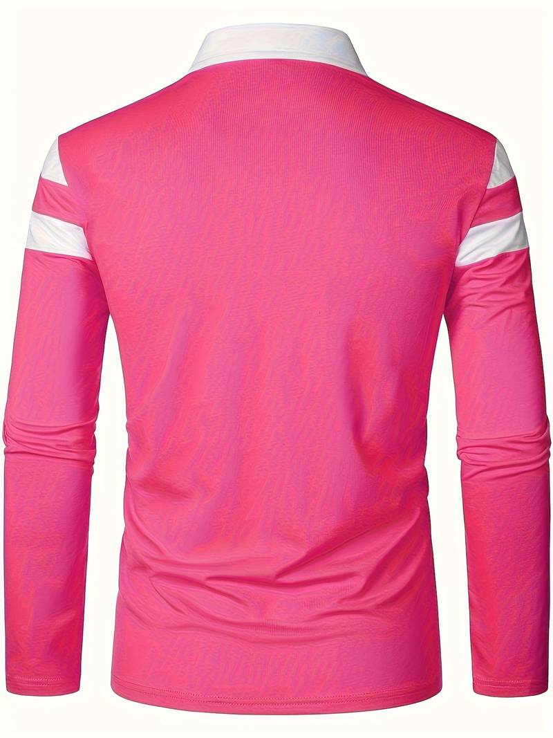 Ethan langärmeliges poloshirt mit reißverschluss