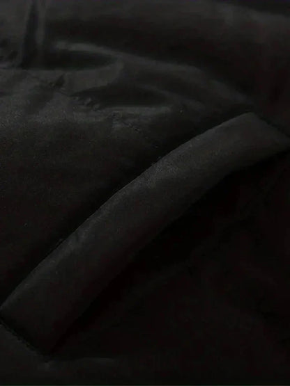 Warme damen-winterjacke mit reißverschluss – wetterfester allrounder