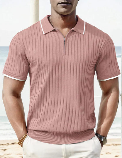 Hudson – ein formelles poloshirt für herren, vielseitig und bequem.