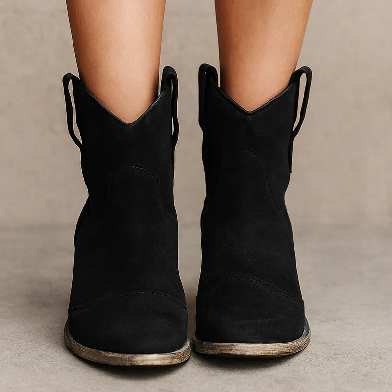 Pamu vintage western-stiefeletten – damen