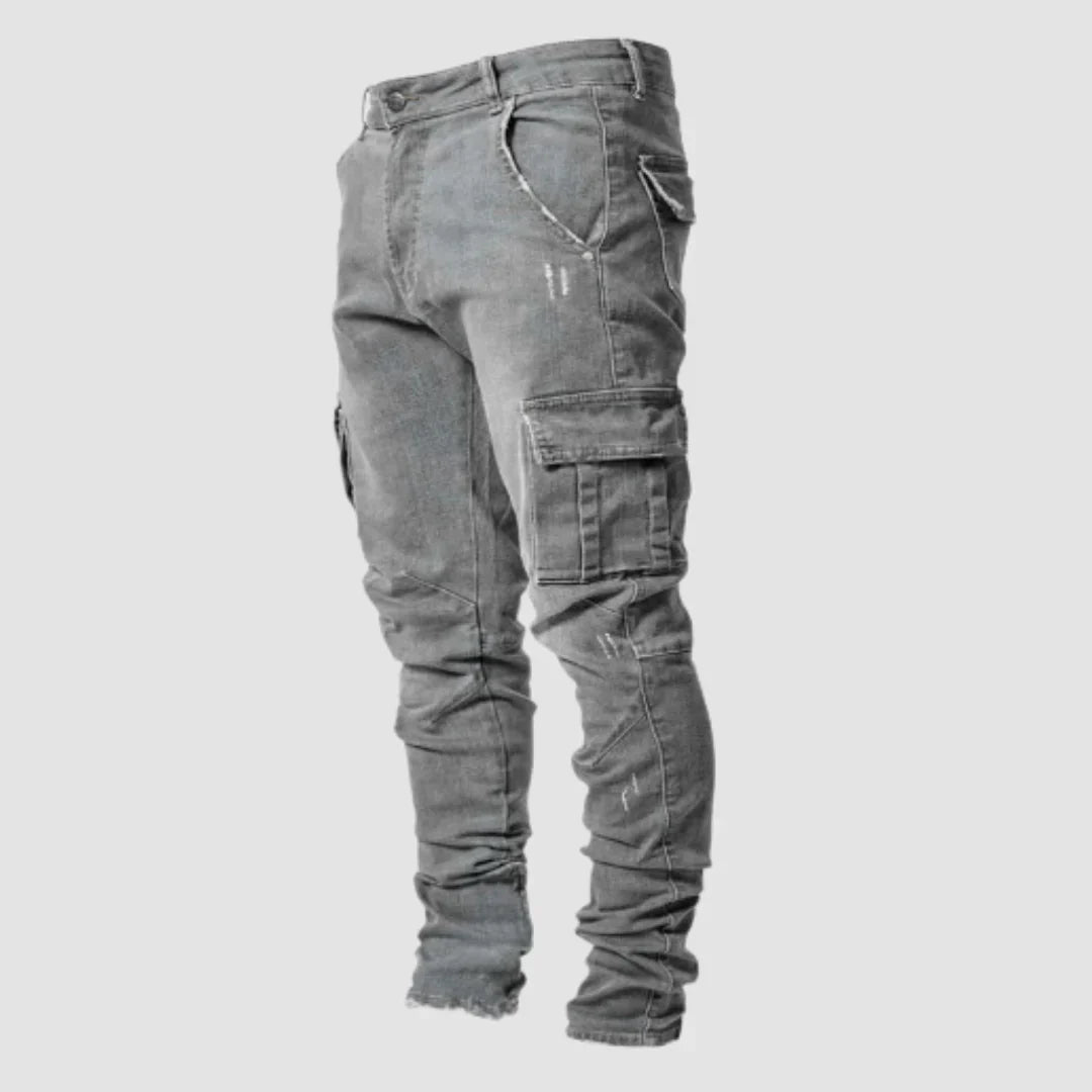 Lässige jeans mittelstarker ultra-stretch - Aris