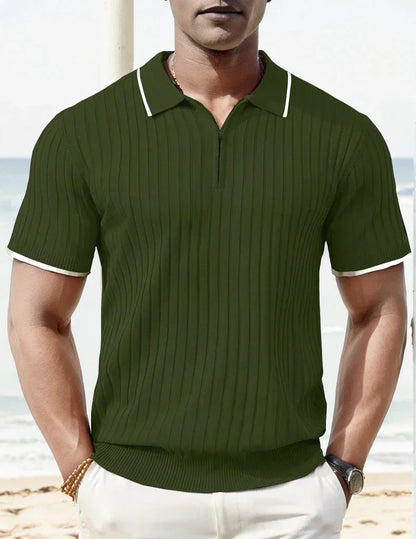 Hudson – ein formelles poloshirt für herren, vielseitig und bequem.