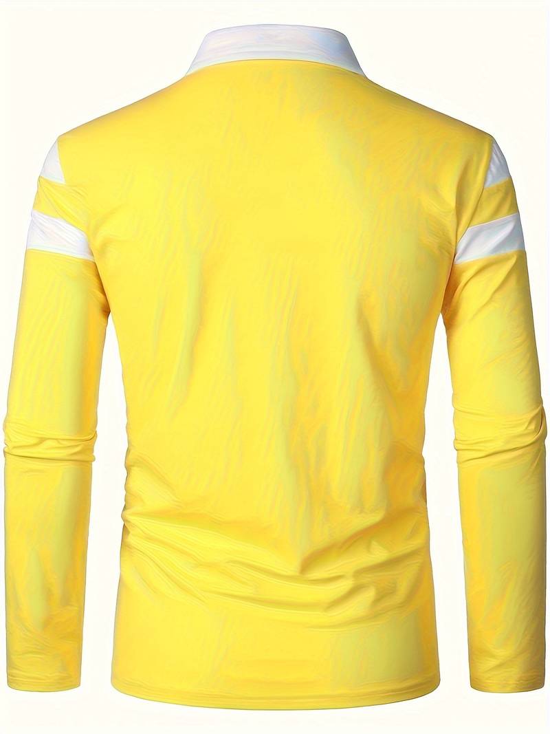 Ethan langärmeliges poloshirt mit reißverschluss