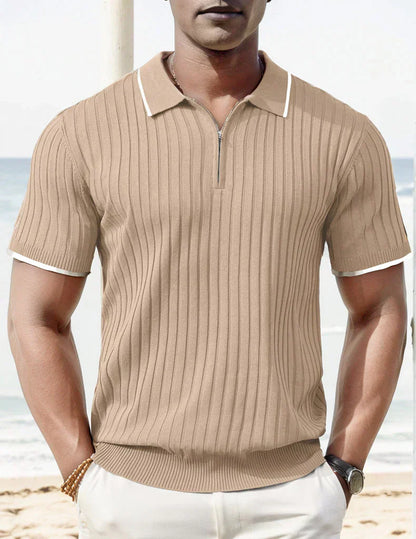 Hudson – ein formelles poloshirt für herren, vielseitig und bequem.