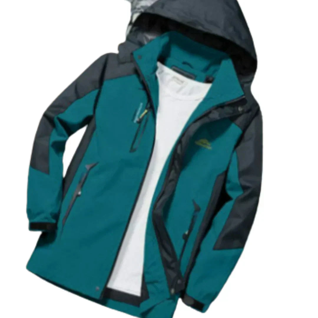 Herren outdoor-winterjacke mit kapuze – wetterbeständig & warm