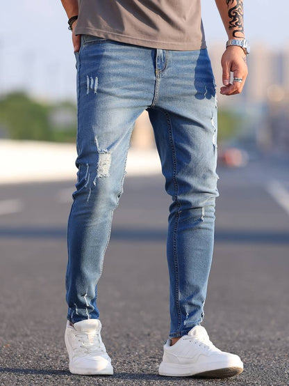 Bennett used-look-jeans für herren