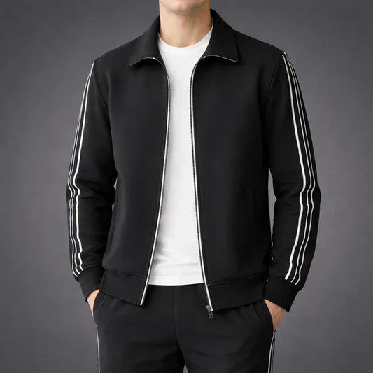 Sportliches 2-teiliges herren-set mit reflektierenden streifen – herren