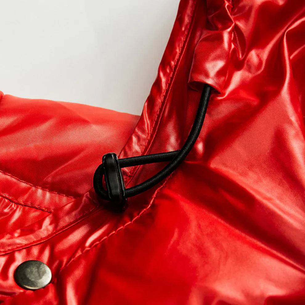 Winter-daunenjacke mit kapuze für herren