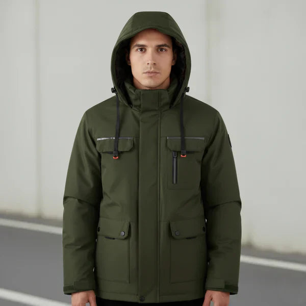 Wasserdichte, isolierte schneejacke für herren