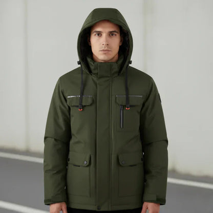 Wasserdichte, isolierte schneejacke für herren