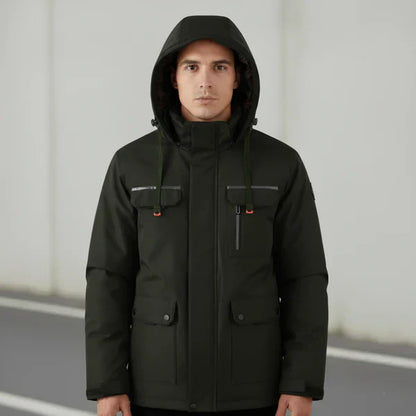 Wasserdichte, isolierte schneejacke für herren