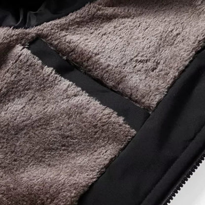 Ultradicke, fleecegefütterte winterjacke für herren – herren