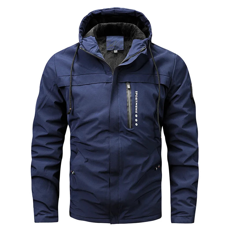 Herren outdoor fleece-steppjacke langarm – leicht & isolierend