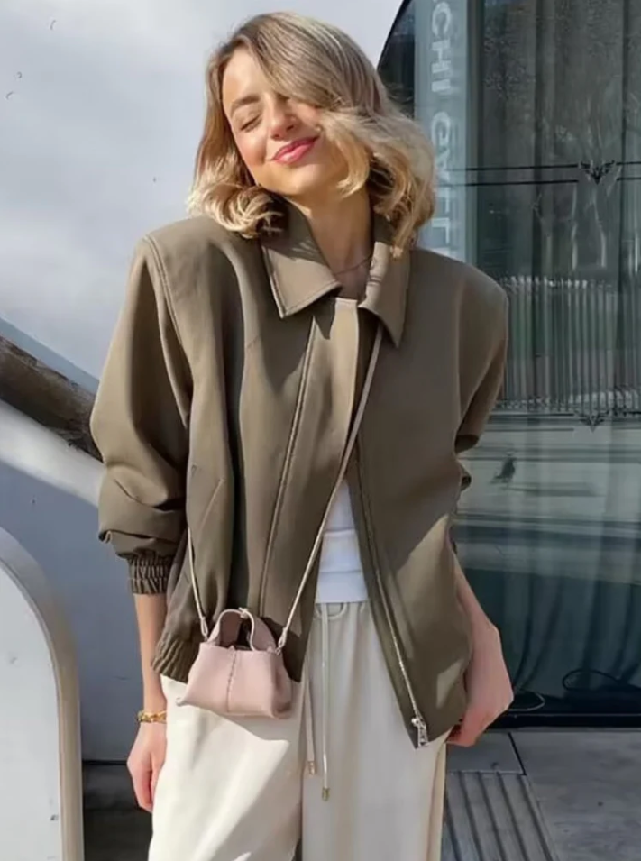 Scarlett - warm wattierte damenjacke mit kapuze