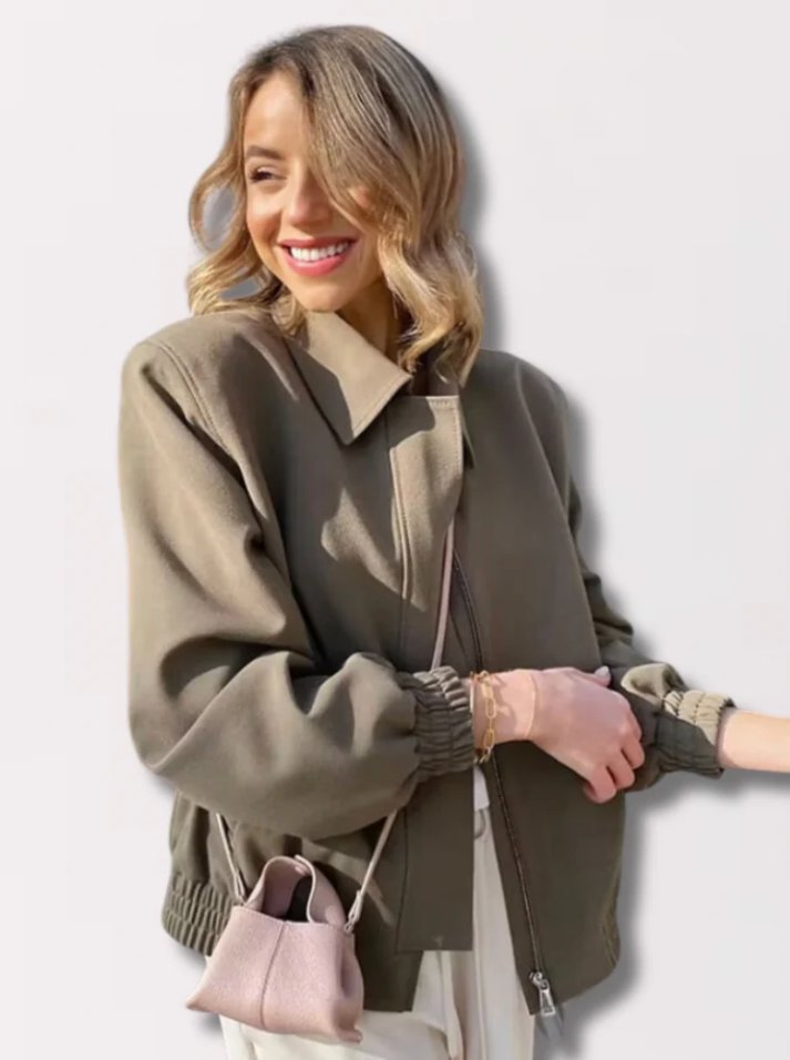 Scarlett - warm wattierte damenjacke mit kapuze