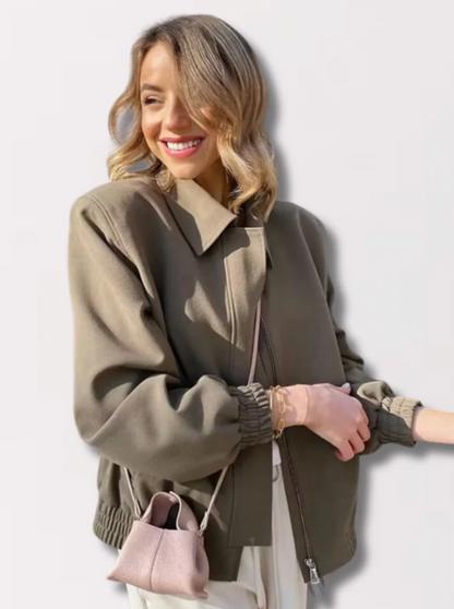 Scarlett - warm wattierte damenjacke mit kapuze