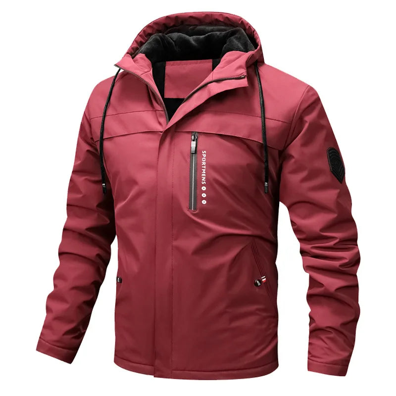 Herren outdoor fleece-steppjacke langarm – leicht & isolierend