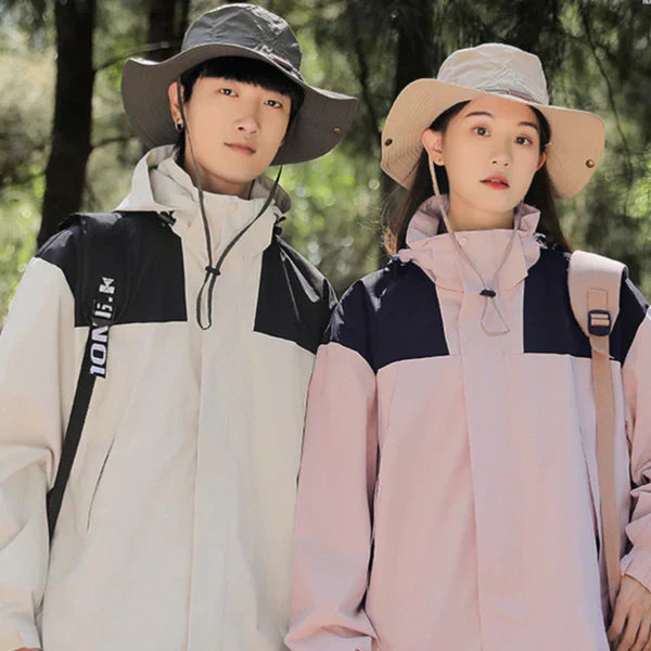 Unisex-wintermantel mit kapuze und fleece – unisex