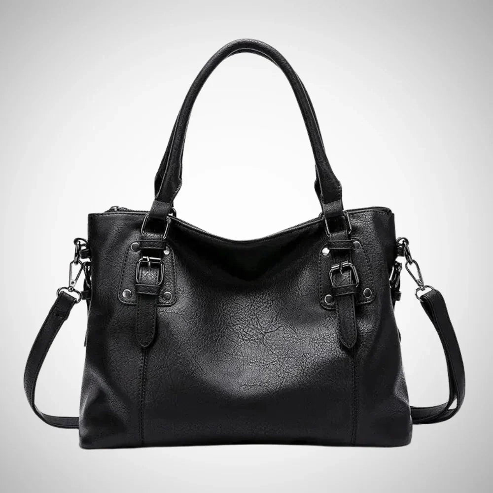 Abby wandelbare lederhandtasche – damen