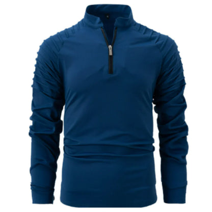 Herren langarm-half-zip pullover winter – komfortabler strick für kalte tage