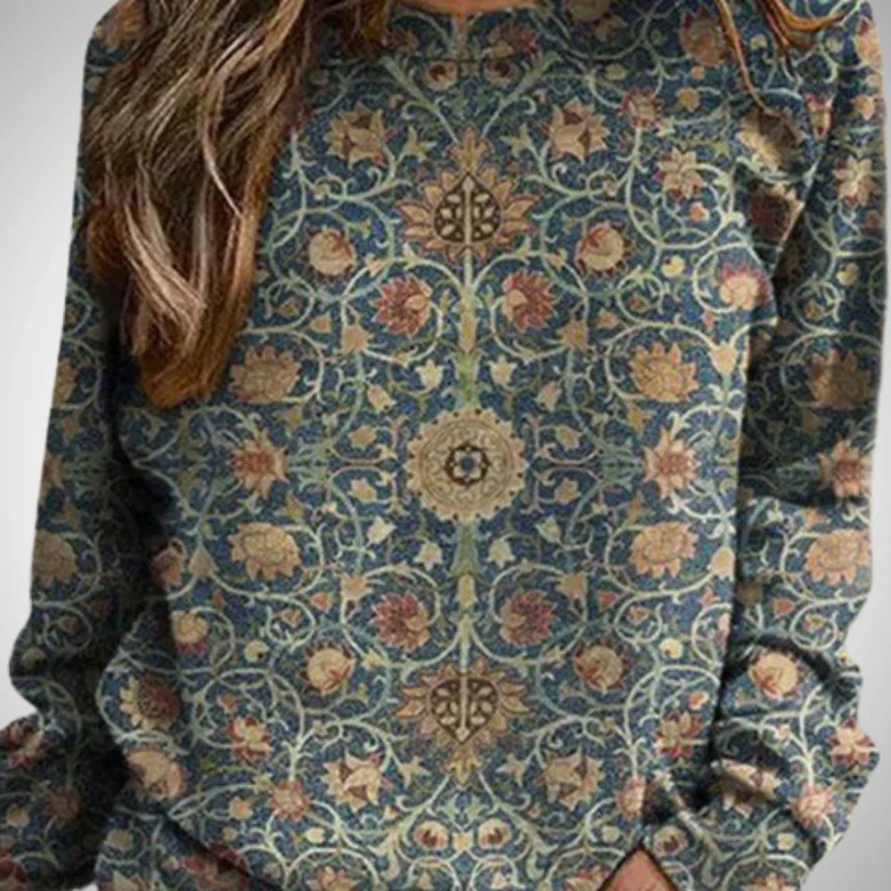 Phelomena eleganter blumenpullover – damen