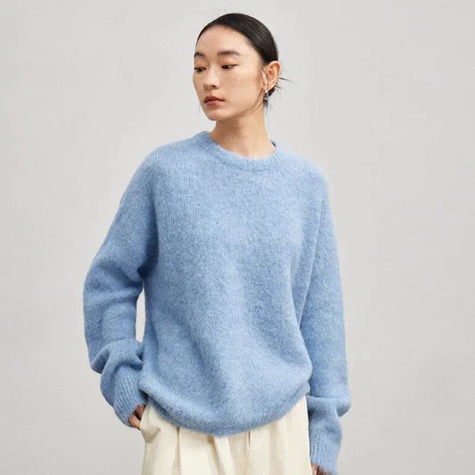 Übergroßer kaschmirpullover für damen