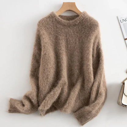 Übergroßer kaschmirpullover für damen