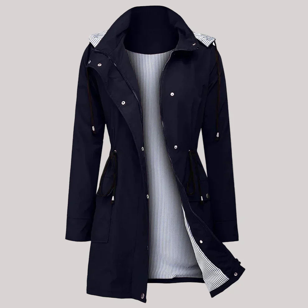 Wasserabweisende damen-windjacke, leicht und stylisch