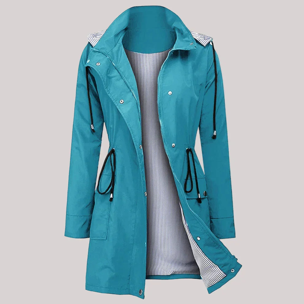 Wasserabweisende damen-windjacke, leicht und stylisch