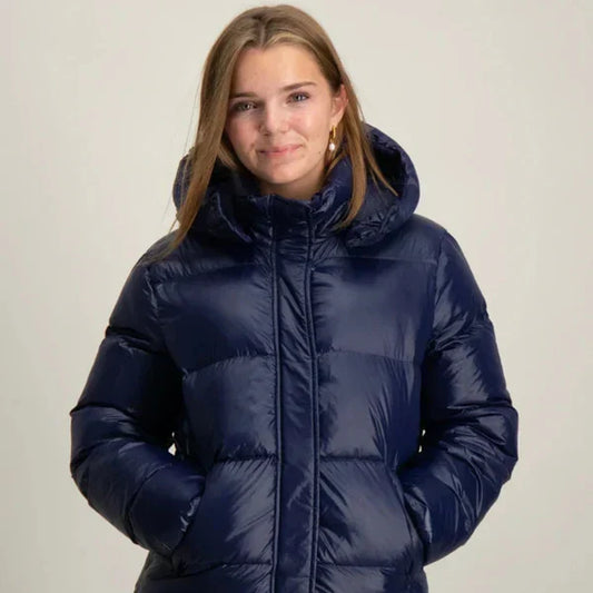 Ultraleichte damen-winter-daunenjacke mit kapuze – damen