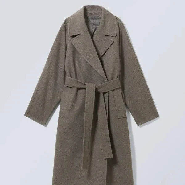 Oversize-wollmantel für damen, lässig-schick