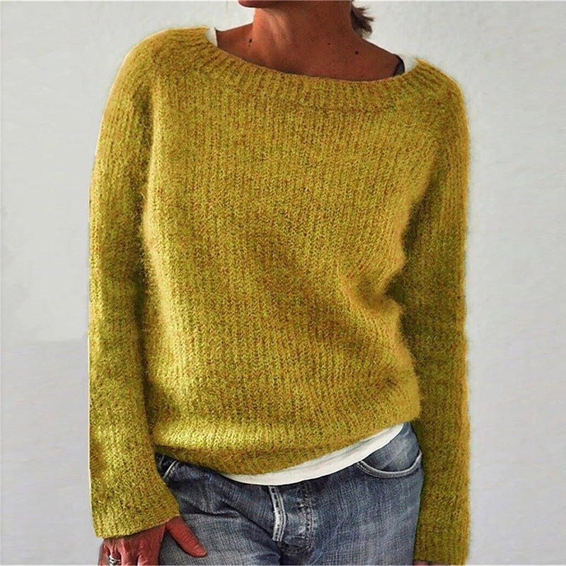 Elvira – weicher strickpullover im klassischen look