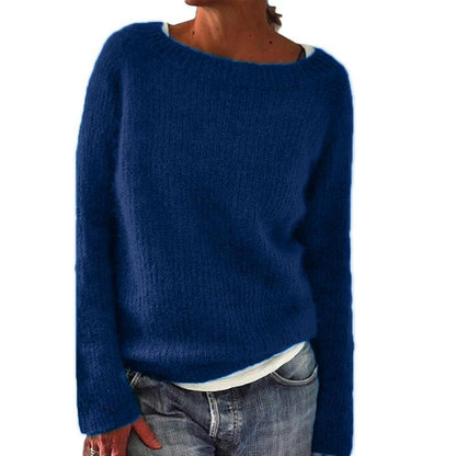 Elvira – weicher strickpullover im klassischen look