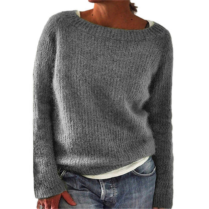 Elvira – weicher strickpullover im klassischen look