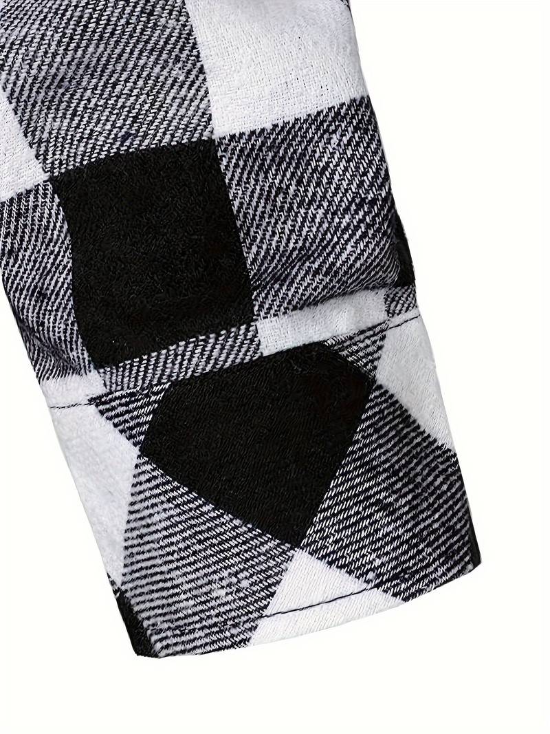 James - langärmeliges kariertes flanell-polohemd