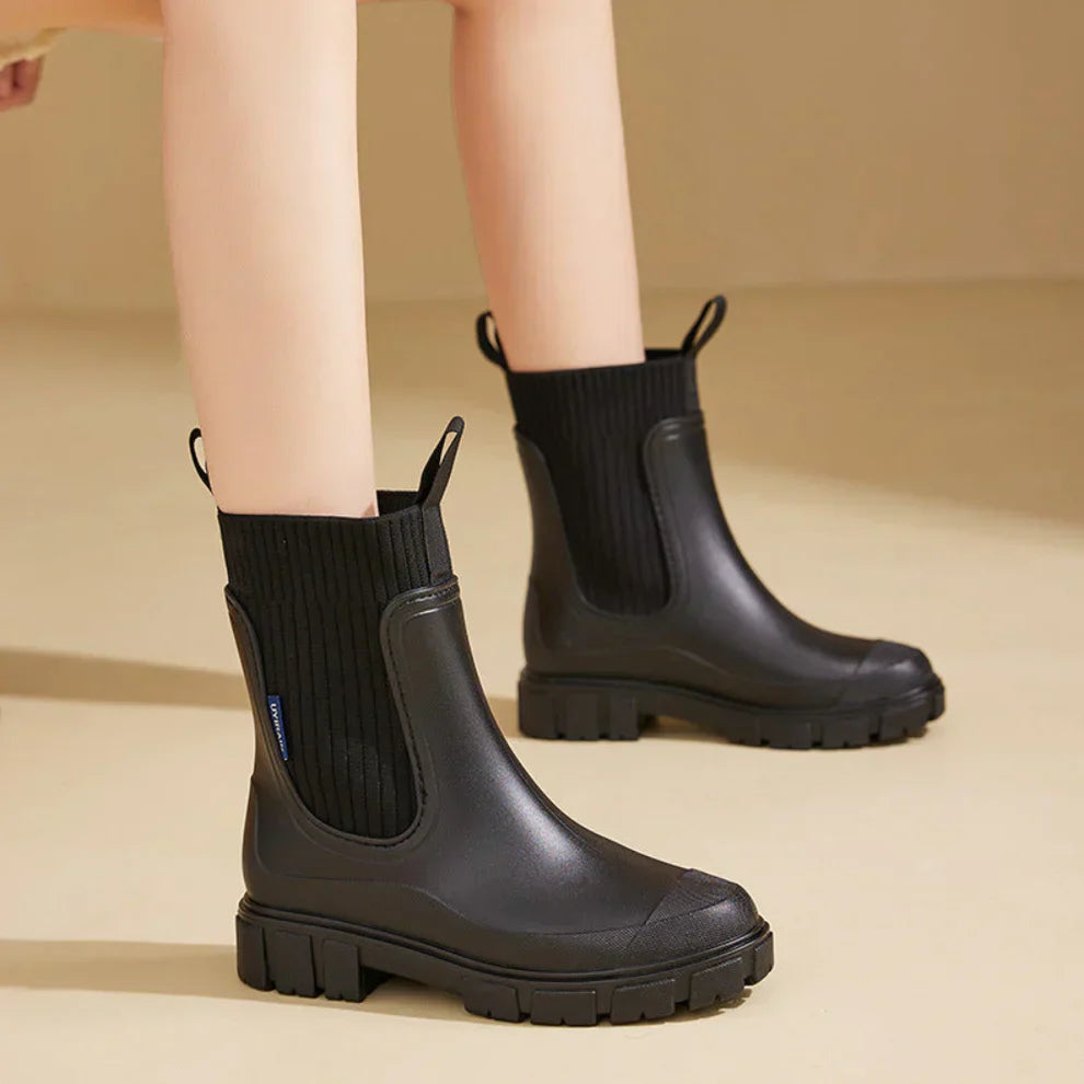 Wasserdichte chelsea-stiefeletten für damen – damen