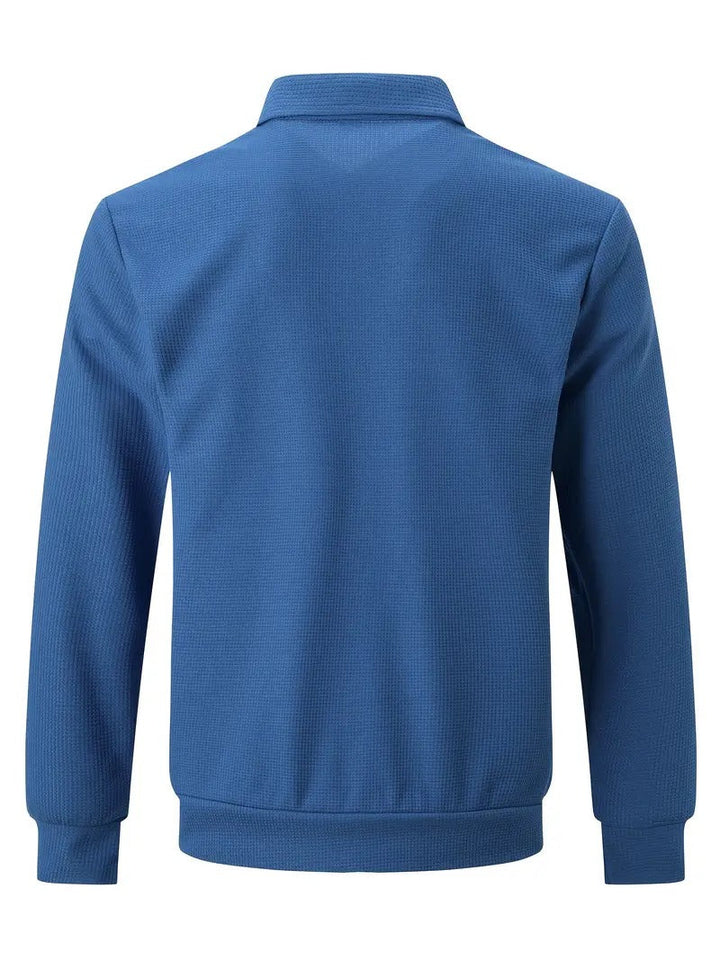 Retrotextur vintage-reibverschlussjacke für herren